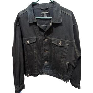 Thunder Men’s 2X Dark Denim Trucker Jacket
